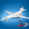 1:200 Tu-160 Strategic Bomber Blackjack White Swan Alloy Metal Diecast Model Plane Indoor Desktop Trendy Toys Ornaments Decorate