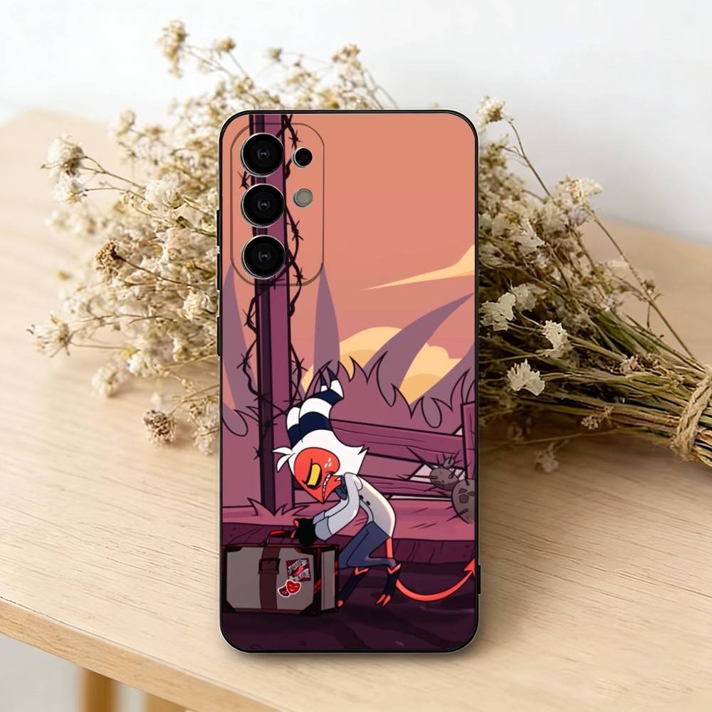 

H-Helluva Boss M-Moxxie Phone Case For Samsung S25,S24,S21,S22,S23,S30,Ultra,S20,Plus,Fe,Lite,Note,10,Black Cover Samsung S25Plus