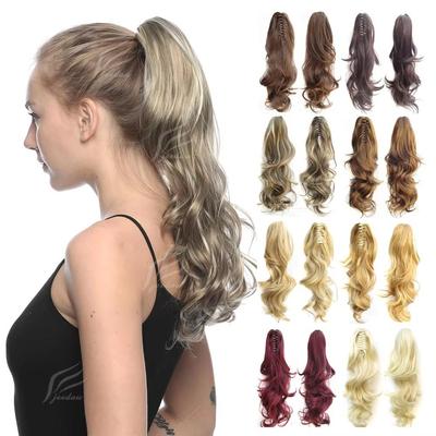 1 Stück Pferdeschwanz Haarverlängerung Lang Wellig Haarspange Clip On Pferdeschwanz Haarteil 24 Zoll 60 cm