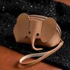 4Pcs Elephant PU Leather Coin Purse Women Small Wallet Purses Mini Simple Zipper Bags Pocket Wallets Coin Key Storage Bag