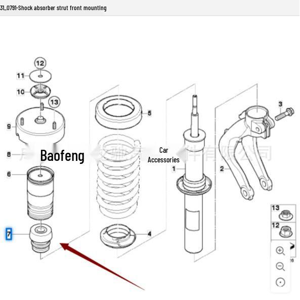 Front Shock Absorber Buffer for BMW X5/X6 E70/E71 (31336771516)