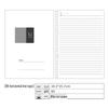 2021 A5 Loose-Leaf Planner Refill: Blank Grid & Lined Inner Pages, 6-Hole