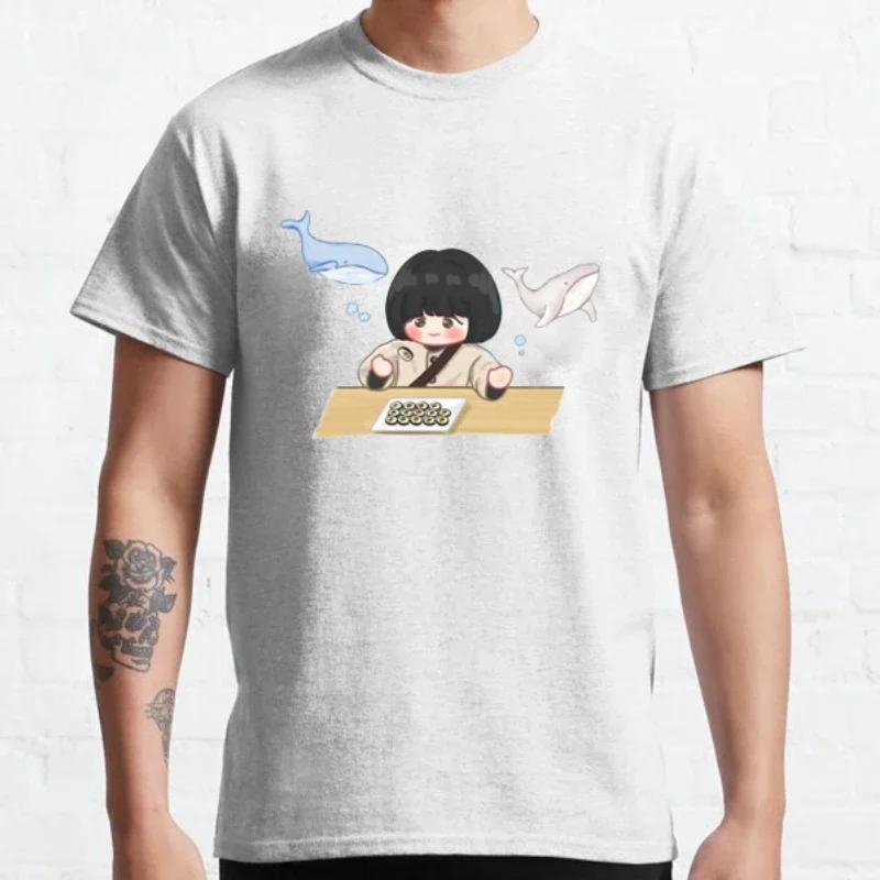 Extraordinary Attorney Woo T Shirt Summer Women Men Kawaii Whale Caring for Autistic Children Graphic Tshirts Korean TV Clothes