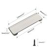 Modern Style Zinc Alloy Hidden Handle Black Golden Grey Handle Cabinet Door Pull Drawer Knob