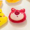 Adorable Plush Bear & Rabbit Brooch Keychain for Kids & Women - Cute Bag or Pin Accessory