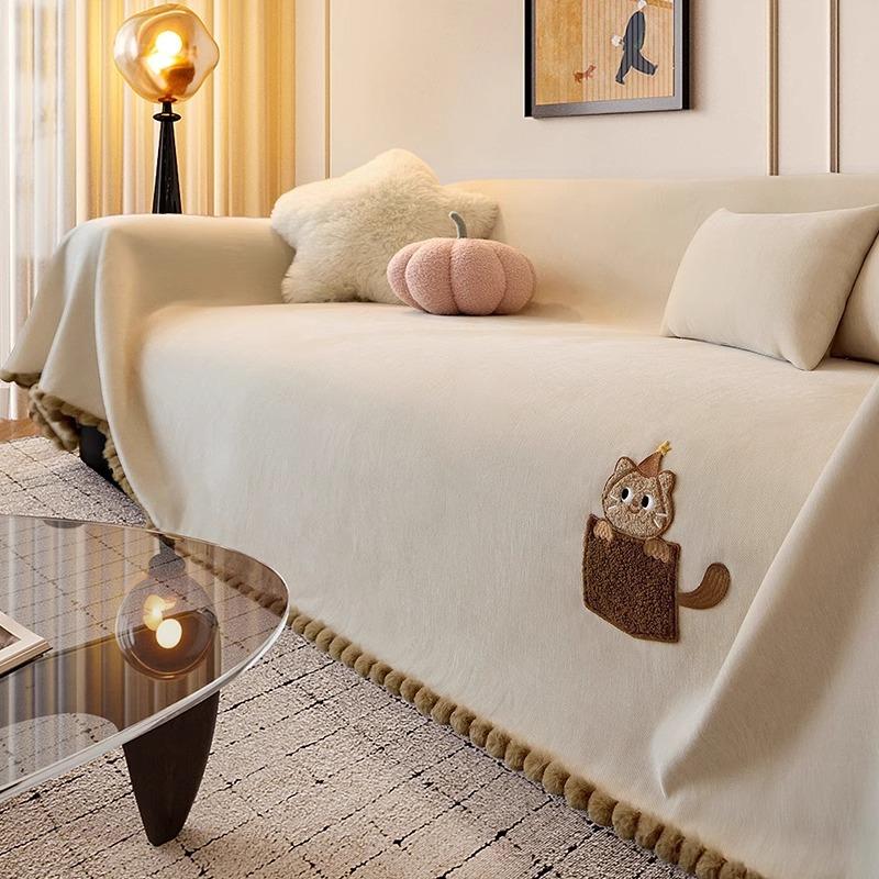 

New Sofa Cover, High-End Sofa Towel, Universal In All Seasons, A Whole Full Cover Cover, Non-Slip Sofa Cushion 180*130cm