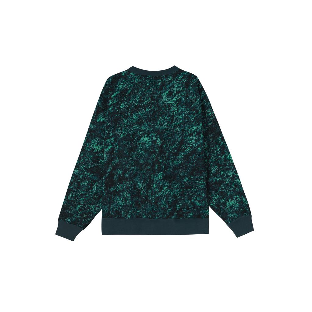 Nike Therma-FIT Tuff Logo Print Crew Neck Sweatshirt Unisex Tops Spring-Green DV9101-363