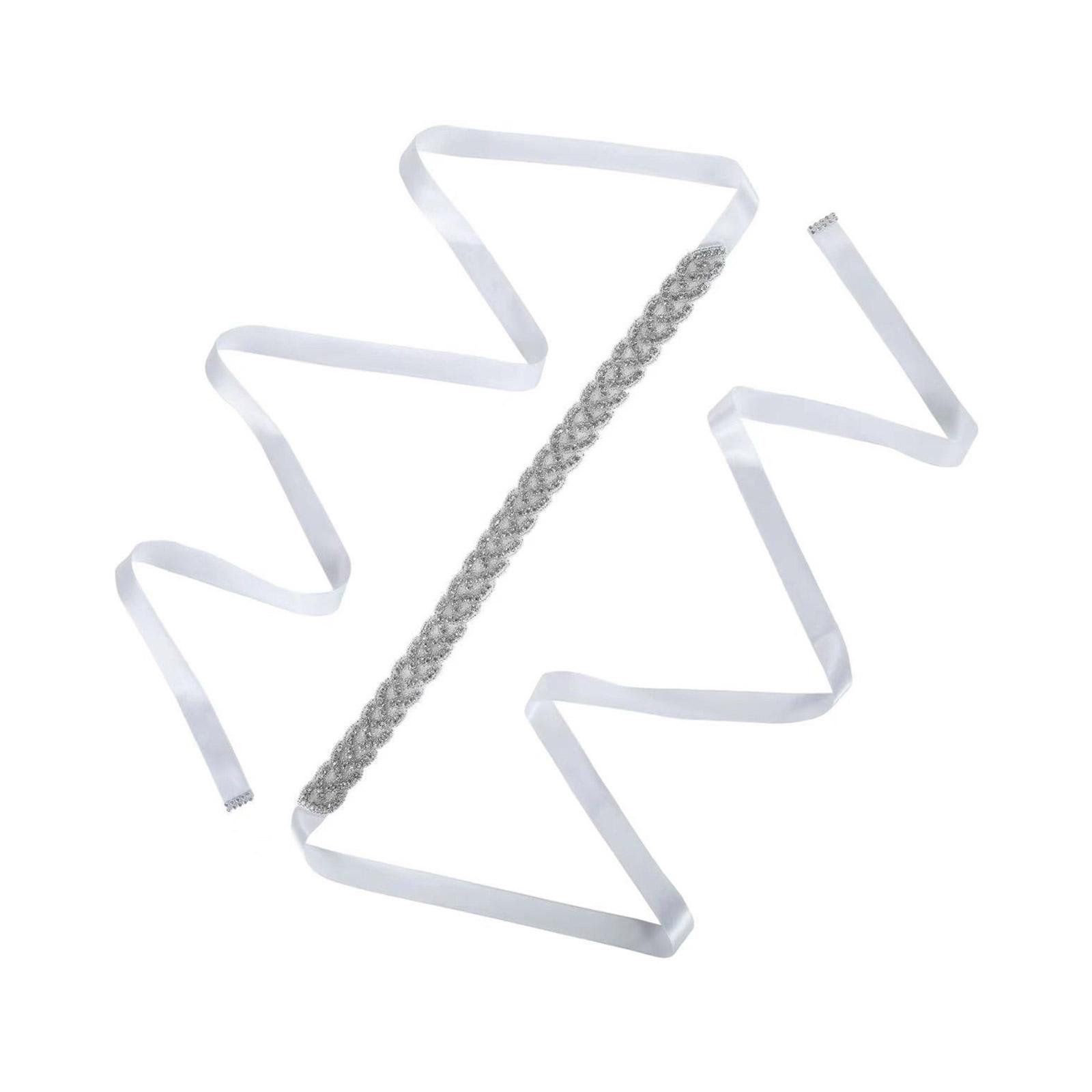 

Женский хрустальный свадебный пояс со стразами и блестками, пояс для вечернего платья, пояс для свадебного платья и вечера белый