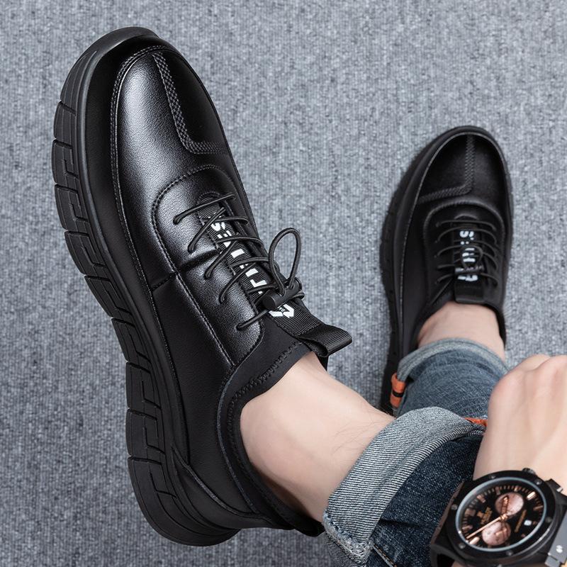 Zweischichtiges Leder Herrenschuhe Leder Atmungsaktive Freizeitschuhe  Sportschuhe Lederschuhe günstig kaufen — Preis, kostenloser Versand, echte  Bewertungen mit Fotos — Joom