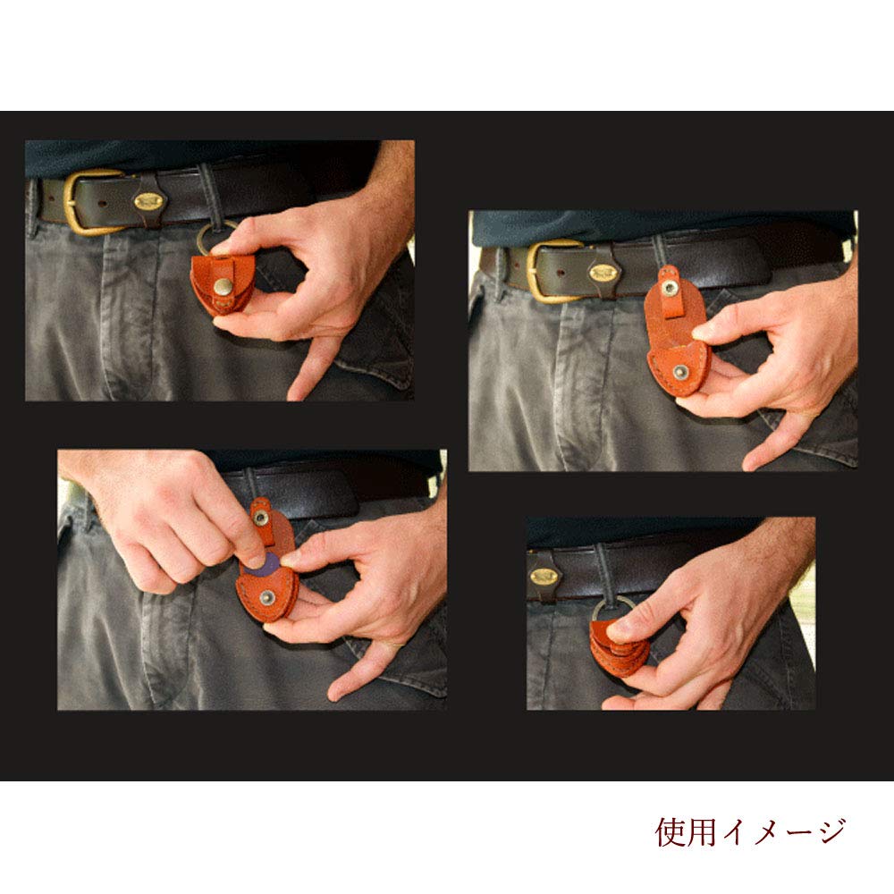 Bottega Glicine Pick Case Fully Premium Italian Leather [Dark Brown] - Vegetable-Tanned