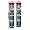 Christmas Door Couplet Set - Winter Holiday Hanging Decor - Porch Hanging Door Decor (2342)