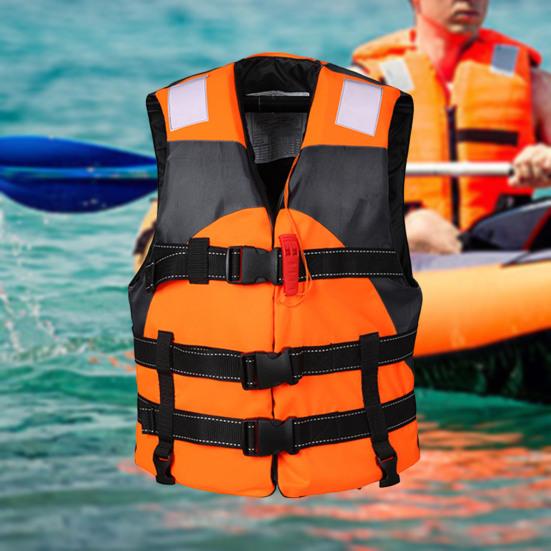 Colete salva-vidas adulto espuma PE poliéster resistente a manchas ajuste seguro fechos de arnês esportes aquáticos barco segurança colete salva-vidas