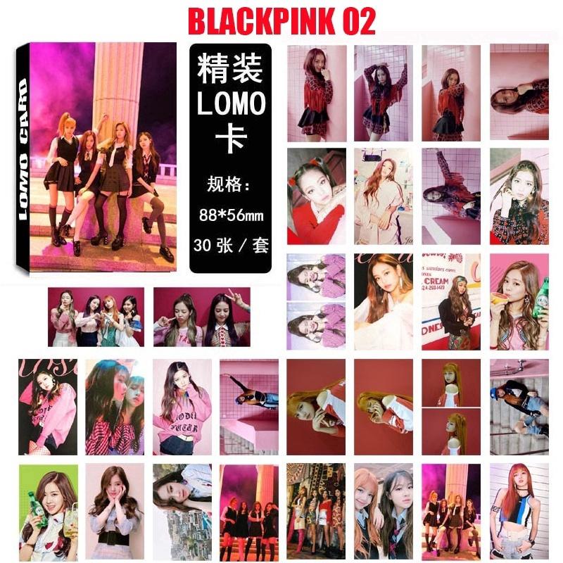 SOFORT VERFÜGBAR// 30 Stück/Box BLACKPINK Kpop Lomo Kartenalbum "SQUARE UP" "Kill This Love" Jennie Jisoo Rose Lisa HD Fotokarten Karten Für Fans