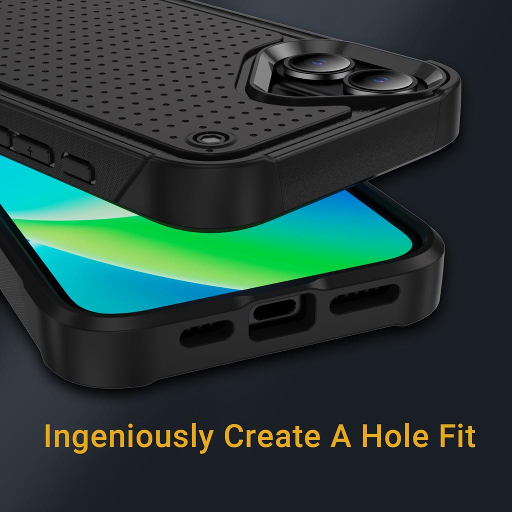 Fallschutz Mattes Case für Iphone 17 Pro Max 17 Air 16 15 Plus iphone14 12 13 14 Pro Iphone17 Iphone16 Doppelschicht Hüllen