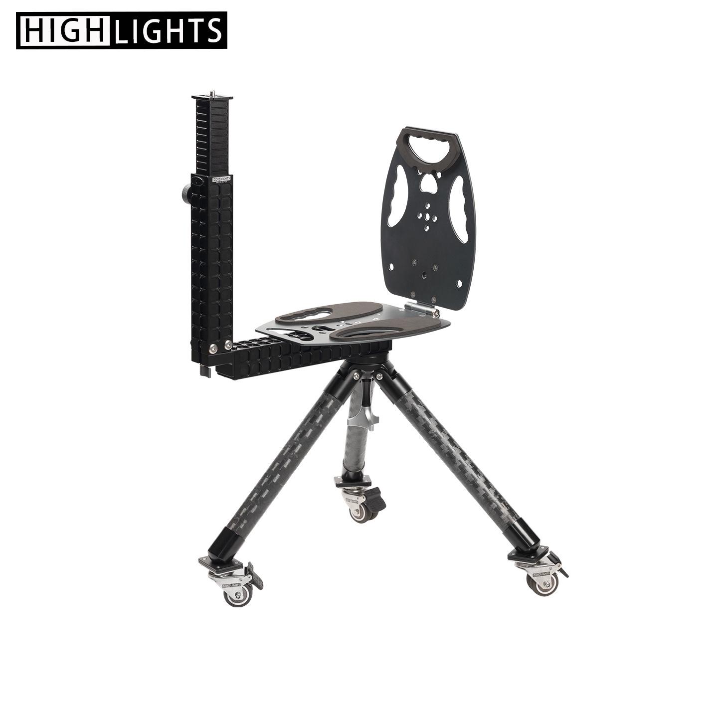 

Fire Wheel Portable Folding Tripod Stool for Bird Photography & Sports - Supports Heavy Telephoto Lenses
