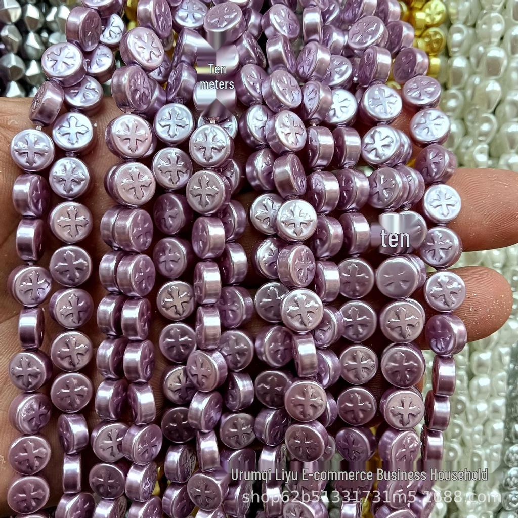 Imitation Baroque Irregular Pearl Disc Beads for DIY Jewelry Accessories