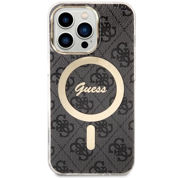 Etui do iPhone 13 Pro Guess Hardcase MagSafe Czarne
