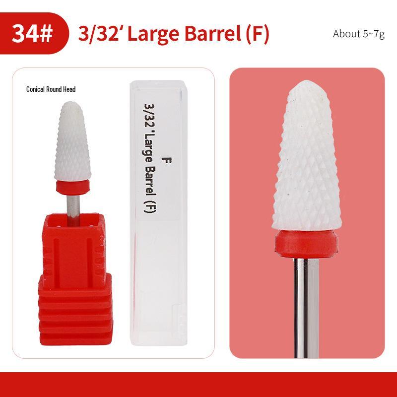 Ceramic Nail Drill Bit for Nail Art & Gel Polish Removal