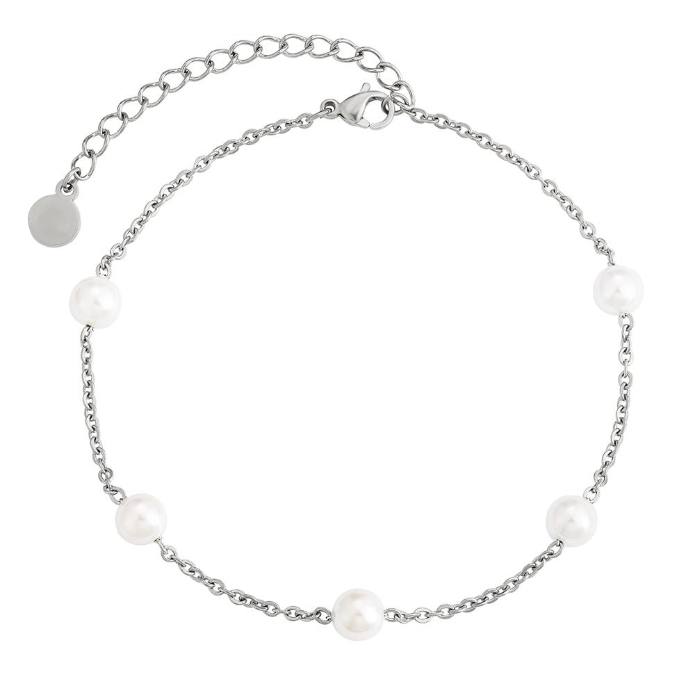 KRKC Adjustable Beach Anklet Foot Jewelry Set Handmade Delicate Anklets for Women Girls 14K Gold Layered Ankle Bracelets Chains