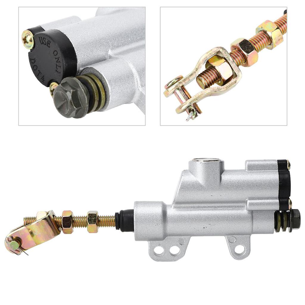 Motorcycle Rear Brake Pump Foot Hydraulic Brake Master Cylinder Pump For Motorcycle ATV and Dirt Bike Accessories