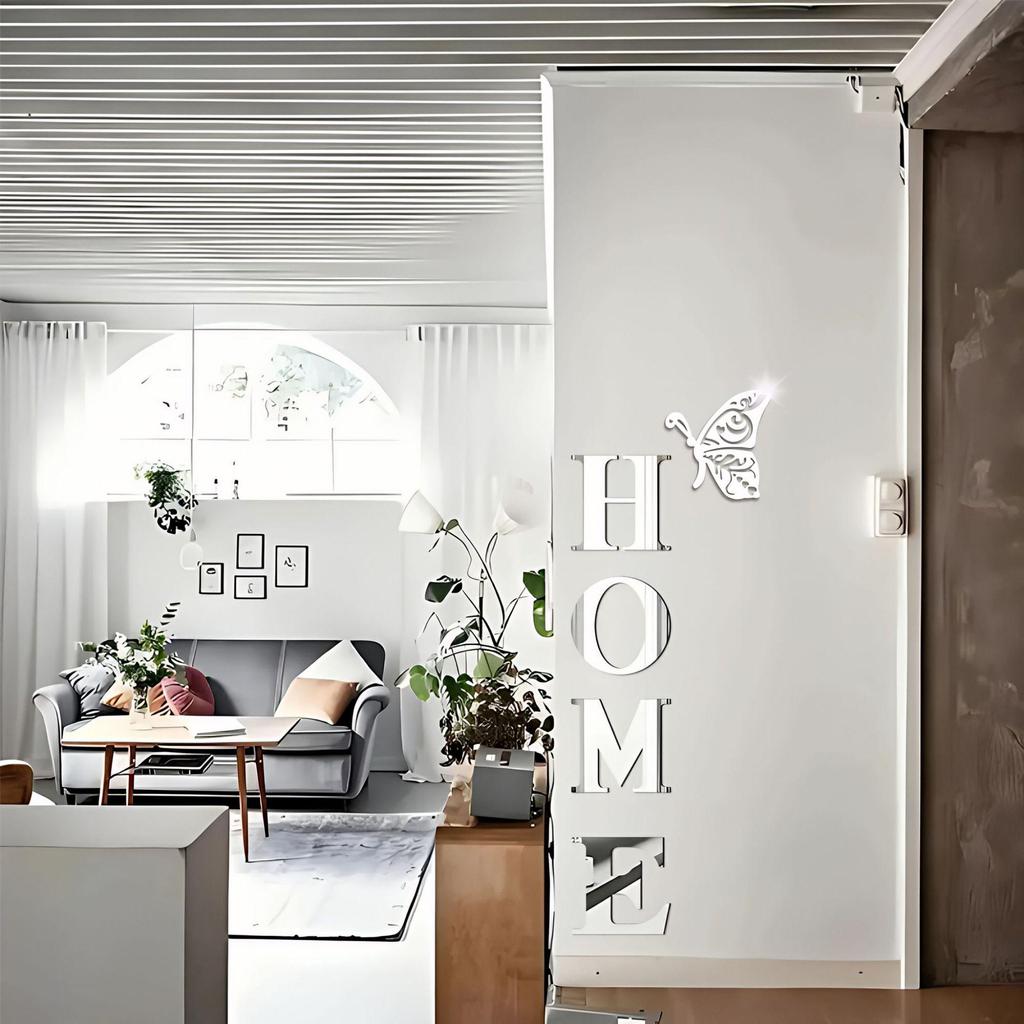 Exclusive DIY Butterfly Acrylic Mirror Wall Sticker for Home Decor