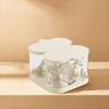 Plastic Condiment Bottle Storage Box Sealed Sugar and Salt Container Salt Seasoning Box  Kitchen