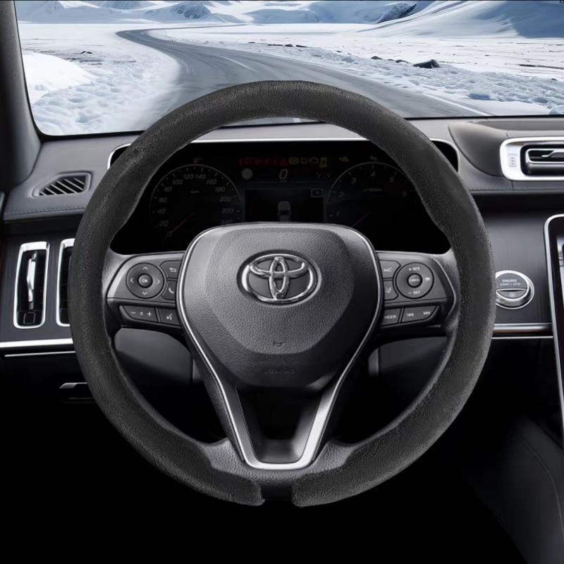 Applicable to Toyota steering wheel covers for Vios, Hilux, Camry, Harrier, Innova, Rush, Yaris, Alphard, Hiace, Corolla Cross