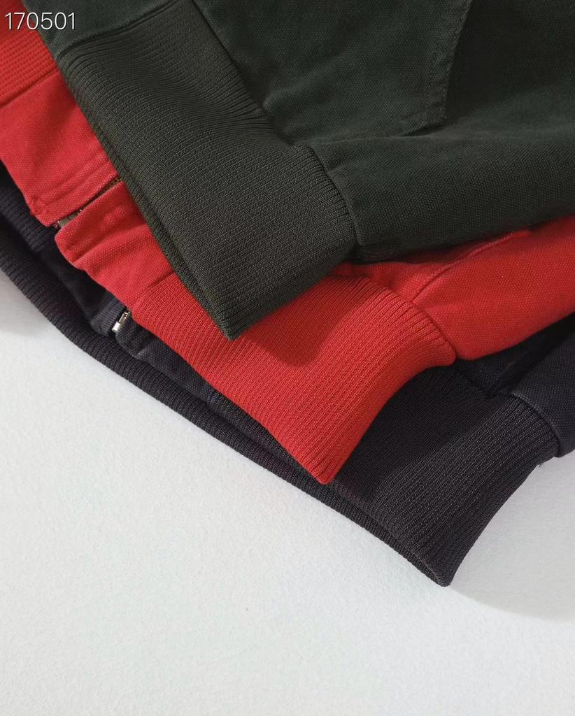 Jachetă Carha Vintage J130 din Pânză cu Petice din Piele și Glugă, Bumbac - Colecția Toamnă/Iarnă.