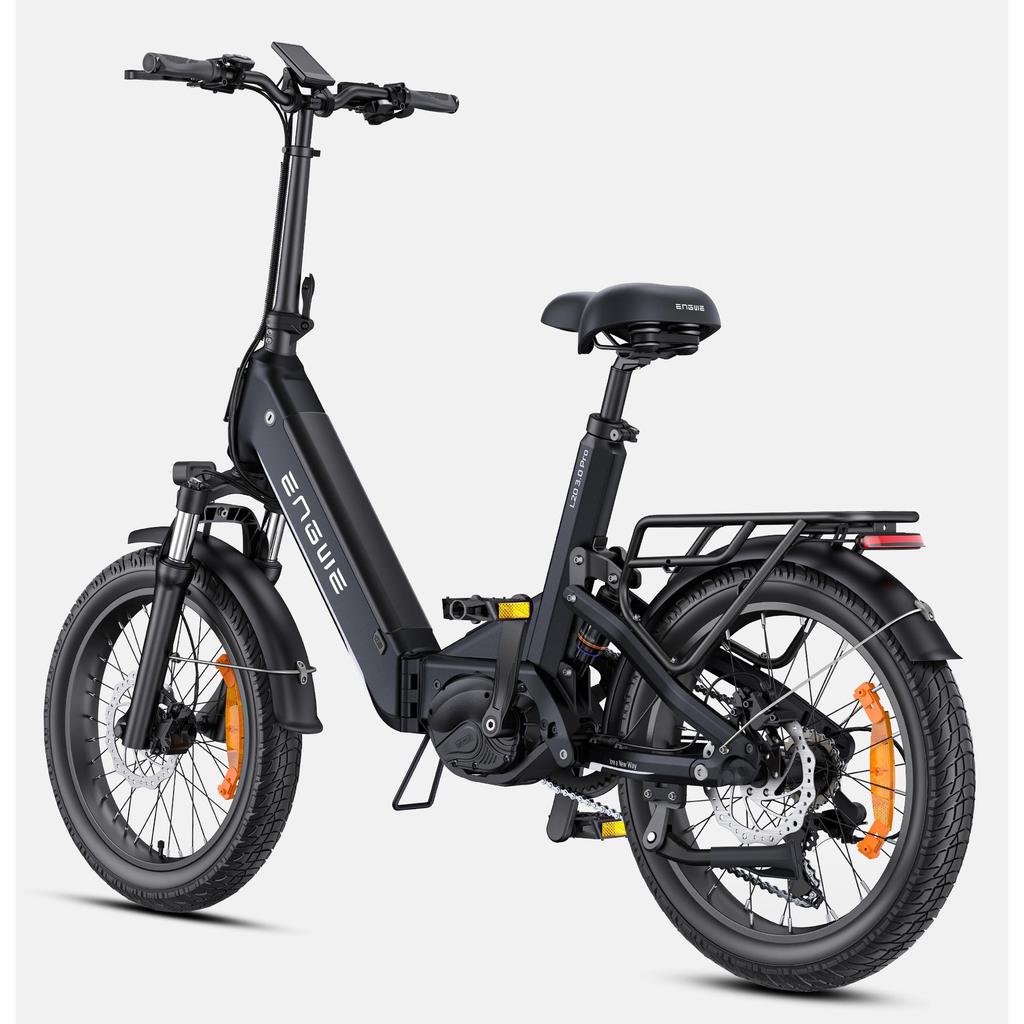 ENGWE L20 3.0 Pro Skládací elektrokolo 250W Motor 100Nm Středový motor 48V15Ah Baterie Dojezd 160KM Hydraulické brzdy Městské dojíždění E-bike