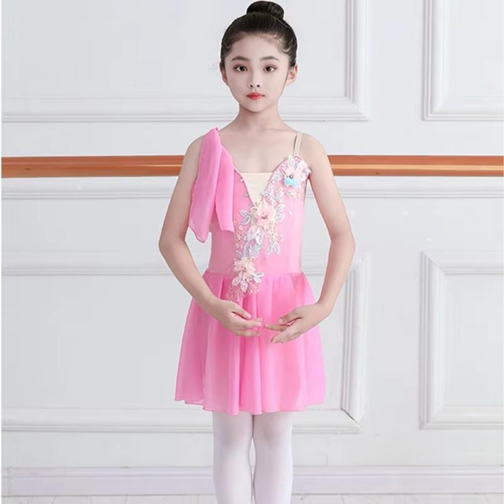 Chinese Sling Kids Ballet Dress Classical Leotard Performance Costume Princess Dress  Children