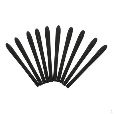 Pack of 10 Silicone Rubber Eyeglasses Spectacle Temple Cover End Tips Ear Socks Tubes Replacement
