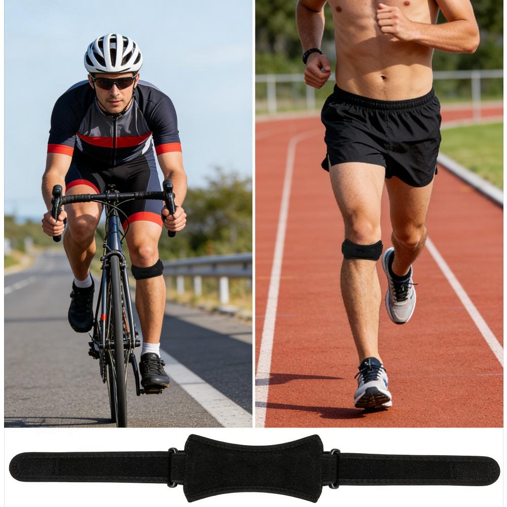 Adjustable Knee Support Brace, Patellar Tendon Band for Sports, Running, Basketball & Outdoor Activities