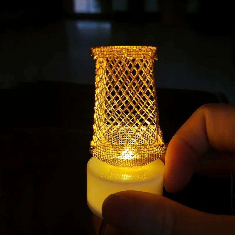 LED Candle Light Desktop Ambience Decoration Electronic Flameless Candles Light Home Bedroom Decoration