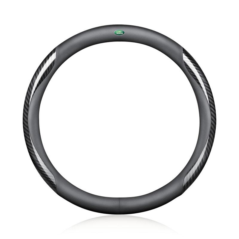 

Автомобильная замшевая кожаная оплетка руля из углеродного волокна Нескользящая для Land Rover Range Rover Defender Freelander Discovery 1 2 3 Evoque Rover L322 L405 чёрный