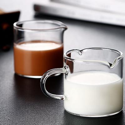 Kieliszek do espresso z uchwytem, kieliszek do shotów, filiżanki do kawy, ciężkie szklanki do płynów, akcesoria do domu i kuchni