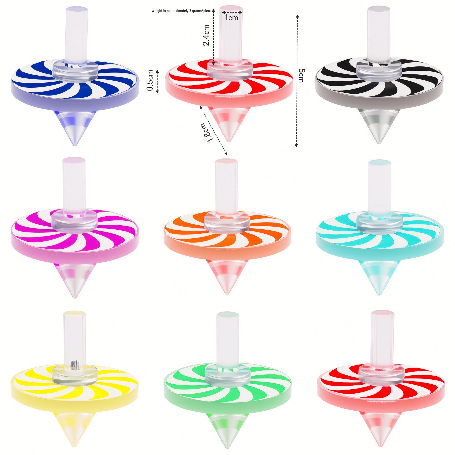 

Color Swirl Creative Fidget Spinner - Small Decompression Finger Toy