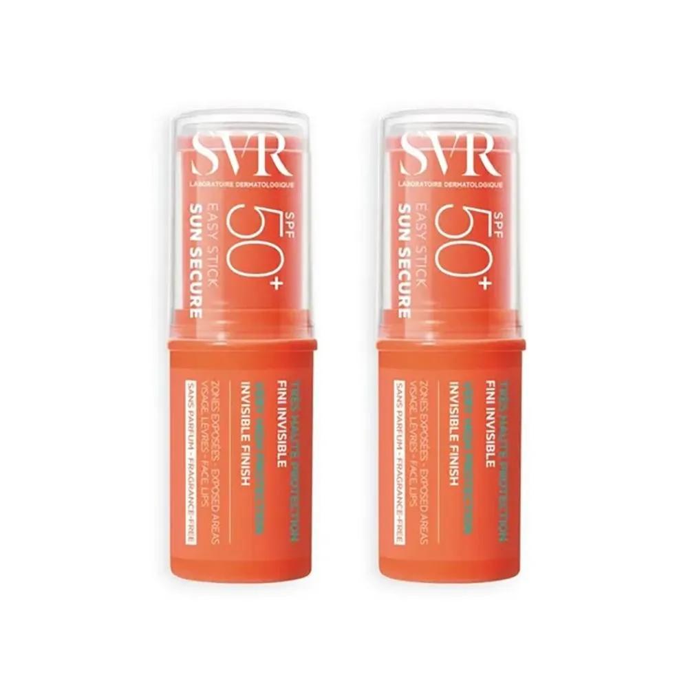 SVR Sun Secure Easy Stick Invisible Finish Sunscreen SPF50+ 10g 2 pcs