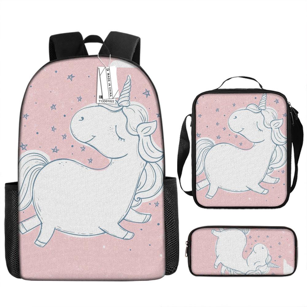 Kindergarten children's school bag unicorn primary school bag small class large class boys and girls reduce the burden of backpack