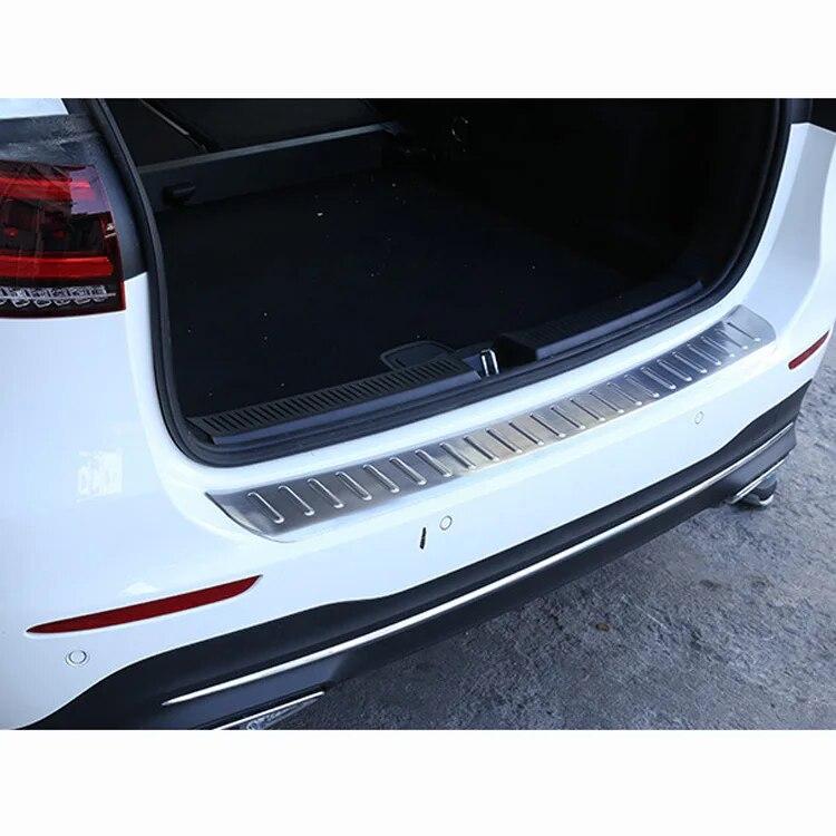 Car Accessories Exterior Rear Bumper Protector Trunk Guard Sill Plate Scuff Trim for Mercedes Benz B Class W247 +