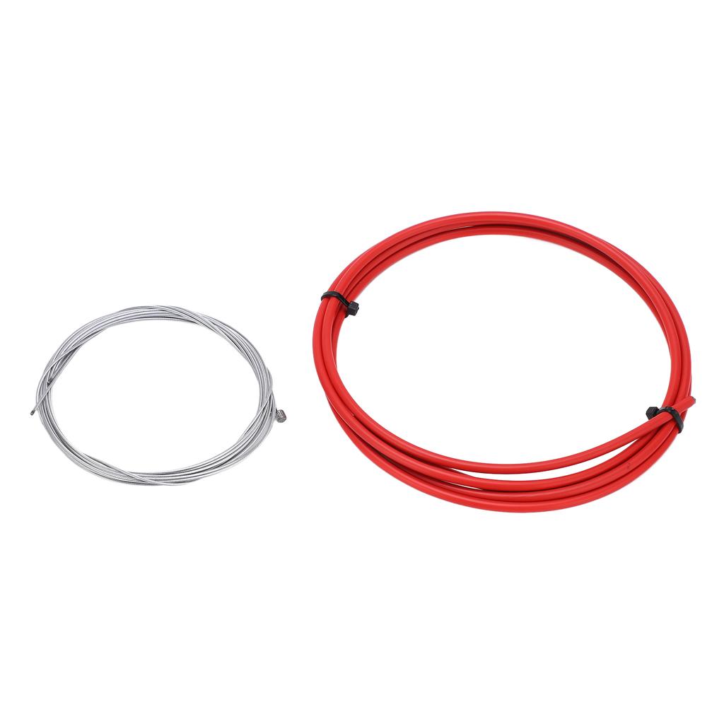 Bicycle Shifting Line Tube General Bicycle Inner Cable Core Road Mountain Shifting Replacement Cable KitRed