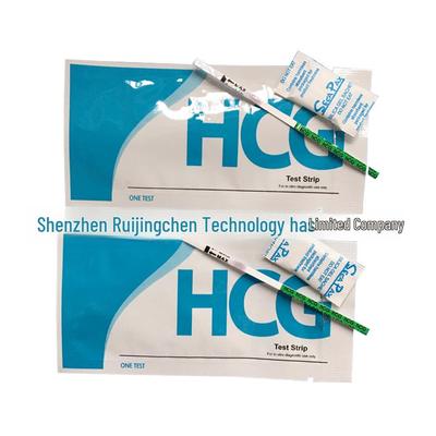 Export-Only HCG Pregnancy Test Strips with English Packaging.