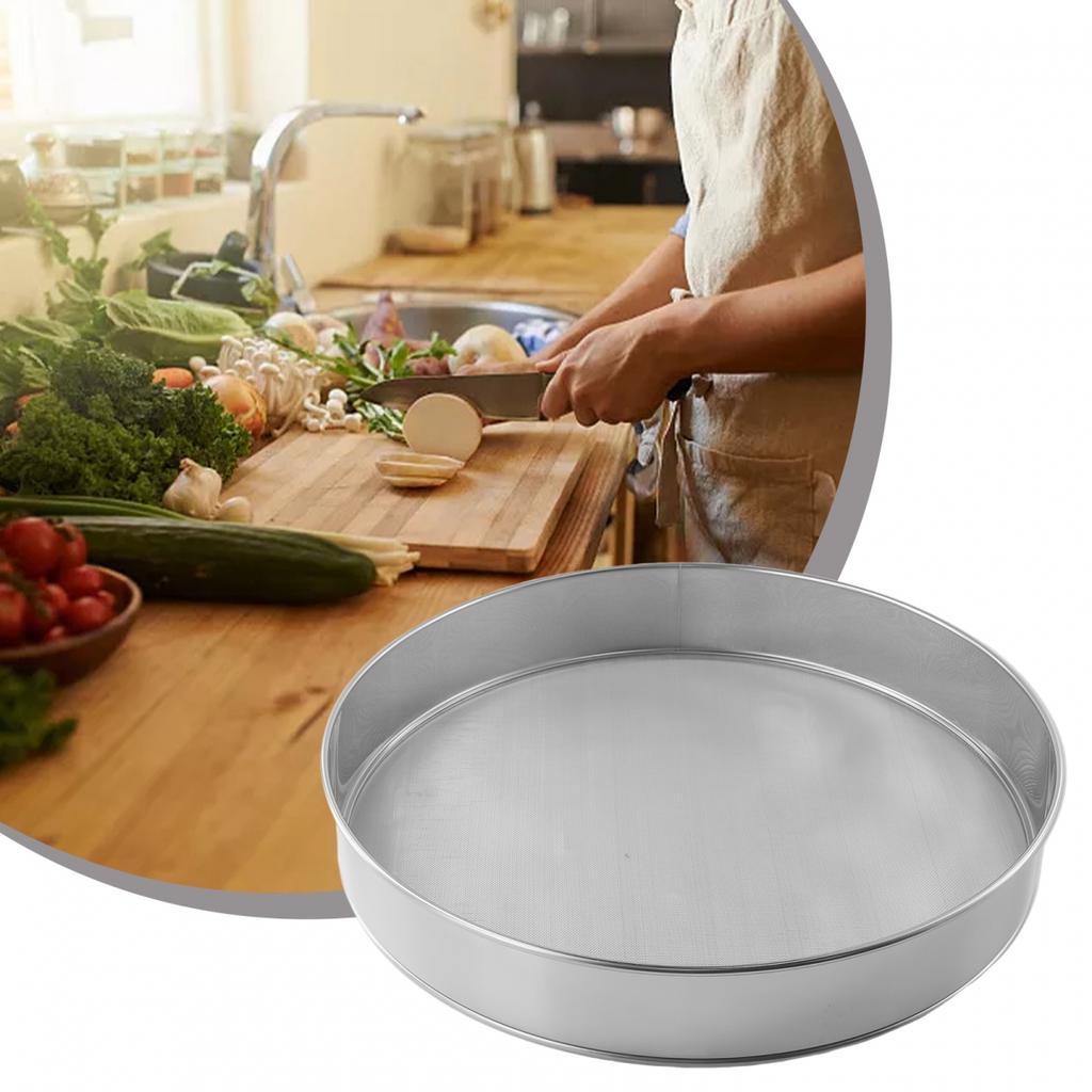 1Pcs Flour Sieve Accessories Parts Stainless Steel Kitchen Fine Sifter New