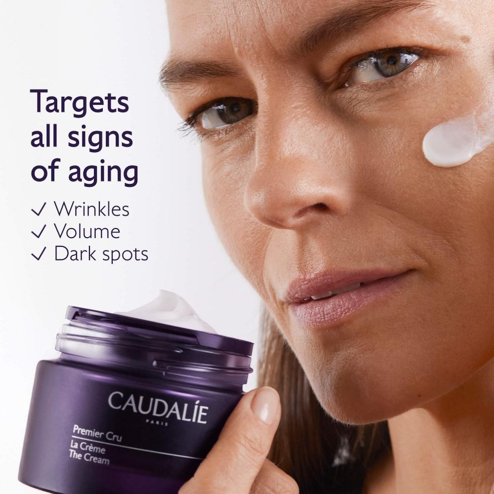 Caudalie Premier Cru Anti-Aging Nachfüllbare Creme Feuchtigkeitscreme 1,7 Unzen 50 ml