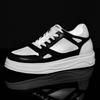 6cm 8cm 10cm Lifting Shoes Men'S Genuine Leather Platform Sneakers With Thick Sole & Hidden Height Increase Sports Casual Shoes