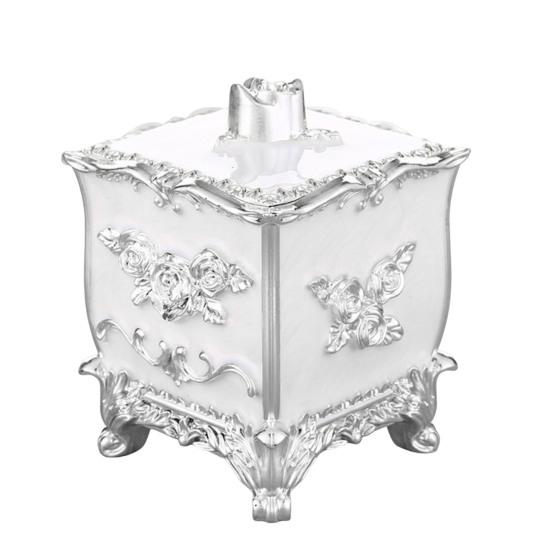 

Хранение предметов Небьющийся Полезный 3 сетки Сверхлегкий ящик для хранения зубочисток Настольный декор Коробка для ватных палочек серебро белый