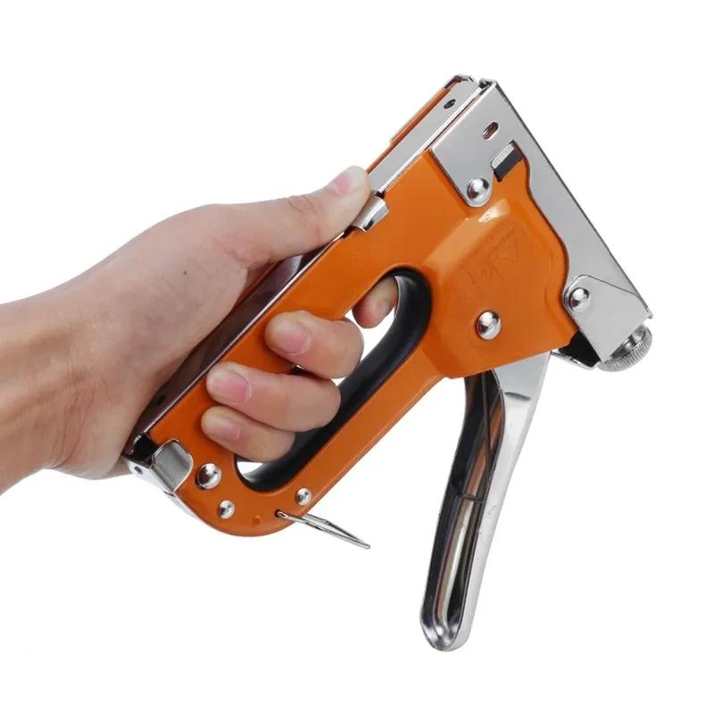 

3 in 1 Manual Nail Gun Stapler Staple Carpenter s Nail Gun Tool for Home/DIY for Wood Stainless Steel Metal Carpentry Hand Tool