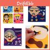 Emotionsveränderndes Filz-Puzzle-Set für Kinder DIY Vliesmaterial mit Gesichtszügen