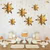 6Pcs/Set Hollow Christmas 3D Paper Snowflake Pendant Three-dimensional Christmas Decorations  Gifts