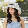 Summer Ladies Large Brim Sun Hat With Breathable Mesh For Beach And Travel