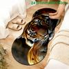 1pc Luxury Majestic Tiger Carpet, Durable Non-Slip Washable Indoor Rug For All Seasons, Halloween Thanksgiving Christmas Decor